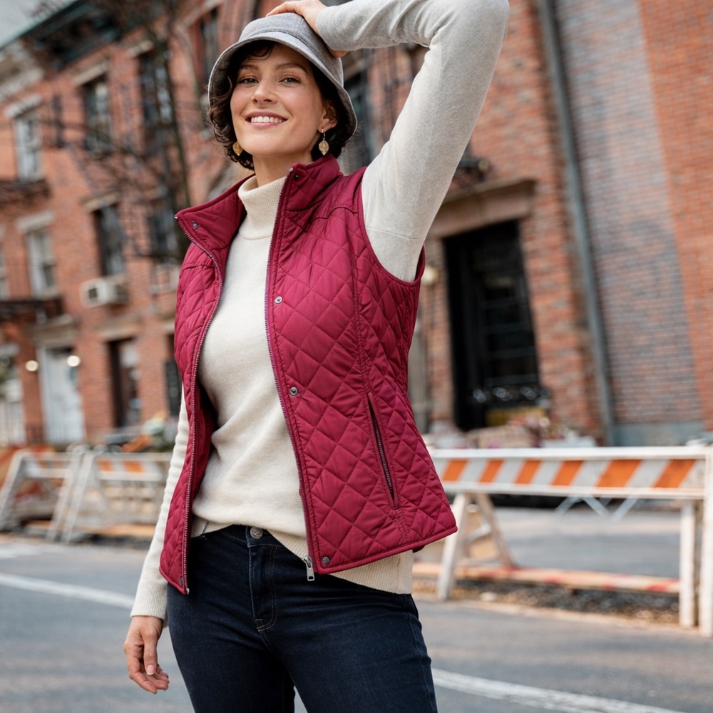 🌲Adventure Awaits: Olsen Quilted Pink Vest 🌸